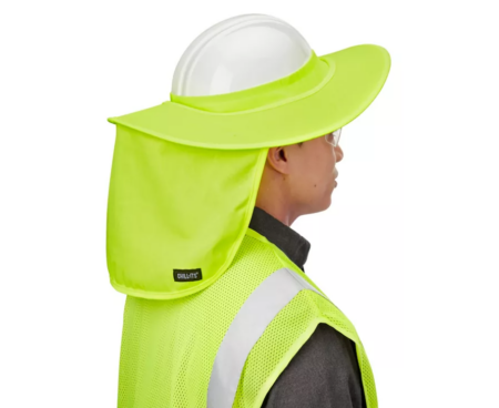 Nuquera con visera para casco