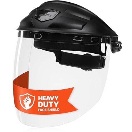 Caretas - Visor policarbonato/acetato, suspensión ajustable, ANSI Z87.1